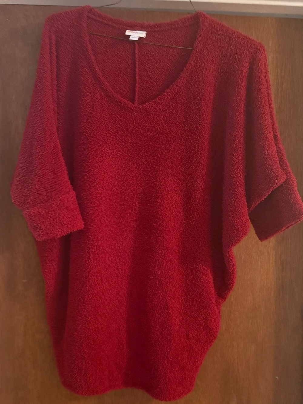 LuLaRoe Deep Red V-Neck Sweater